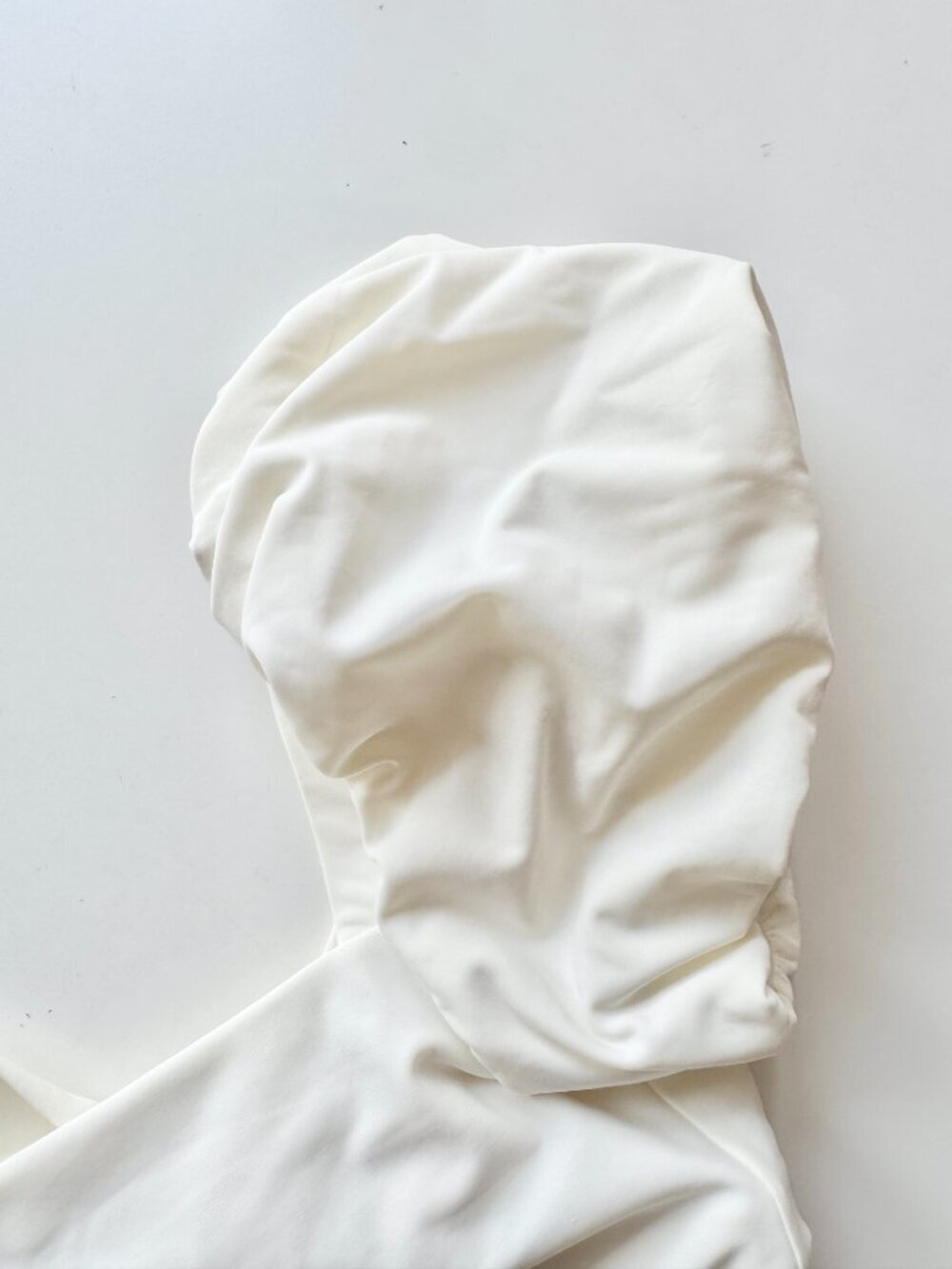 AGUA BENDITA Callista Ivory Puff Sleeve Square Neck Bikini Top, Size S - Picture 5 of 9
